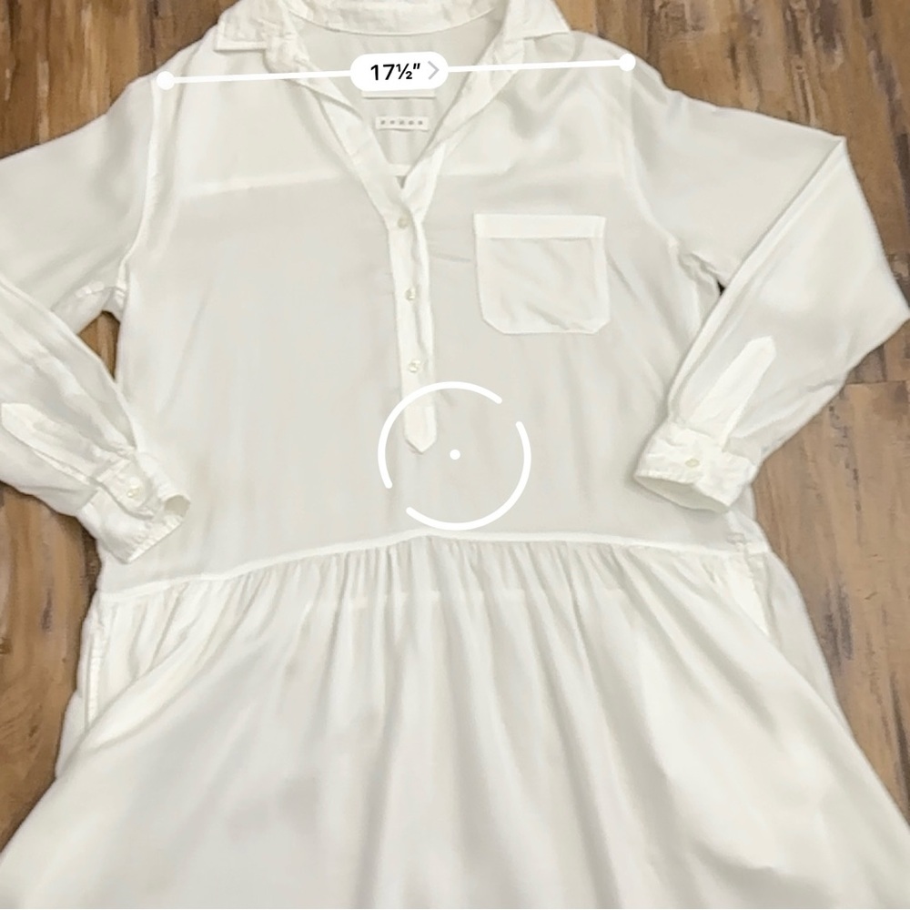 Grayson by Frank & Eileen Changemaker White Shirt Dress
Size 03 - Picture 10 of 10